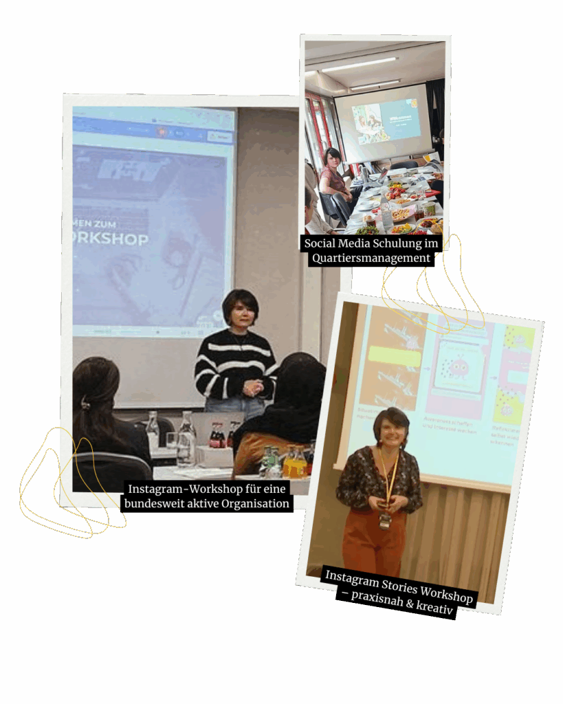 Nicole Krenz leitet einen Social Media Workshop in Berlin für NGOs, Vereine und soziale Einrichtungen – Beispiel aus einer Inhouse Schulung in Berlin